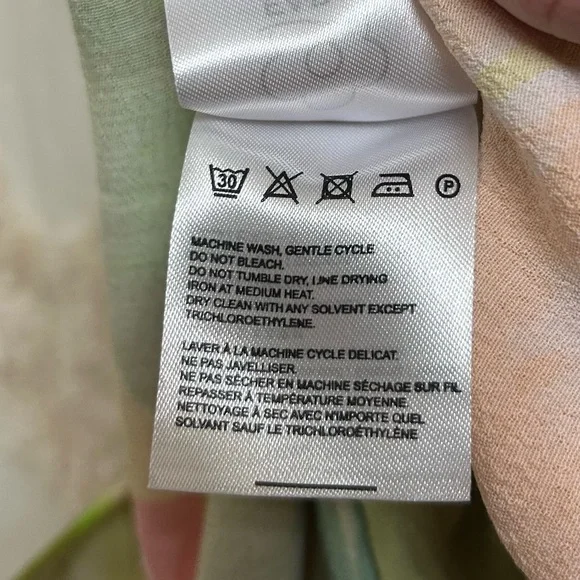 Farm Rio x Anthropologie Vibrant Tropical Banana Print Balloon Pants Size Large - Picture 16 of 16